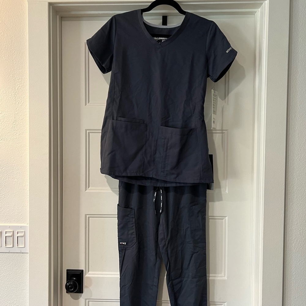 Grey's Anatomy Charcoal Scrub Set